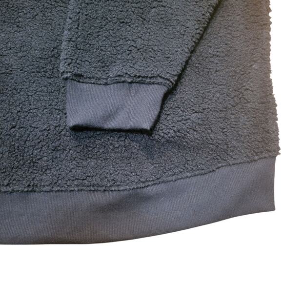 Eddie Bauer We Wander Fleece Pullover 3X Black Sherpa Sweatshirt - Picture 6 of 12